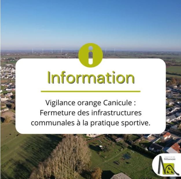 CANICULE : Vigilance Orange